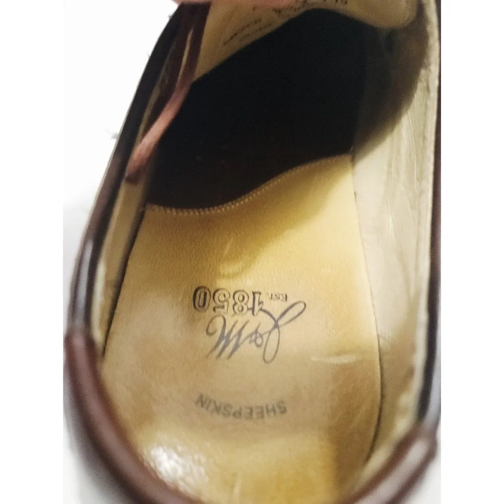 J&M 1850 Johnston & Murphy Martell 27-2236 Men's Oxford Shoes Size 10.5 Wingtip‎